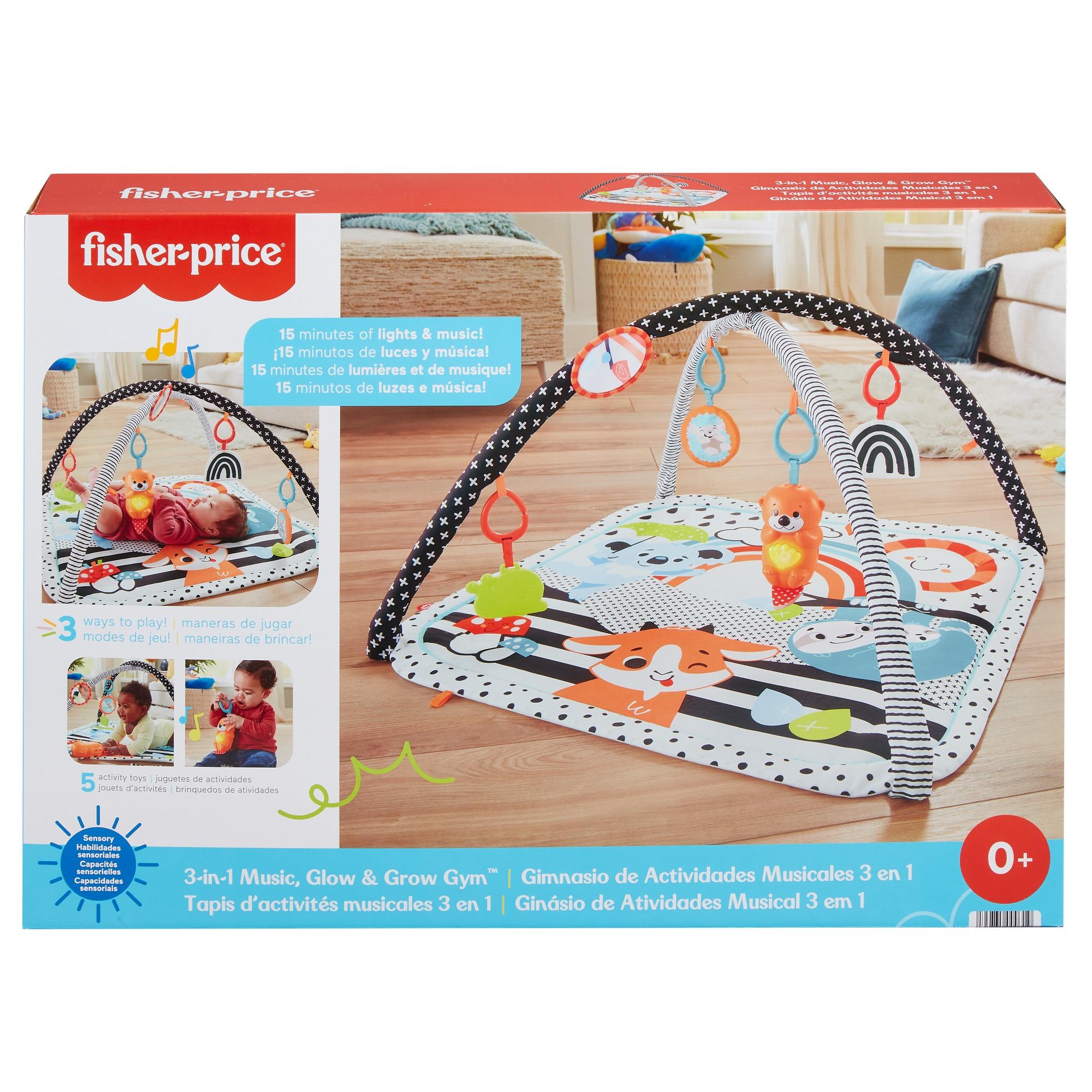 Fisher Price FP veiklos kilimėlis su šviečiančiu ir grojančiu gyvūnėliu