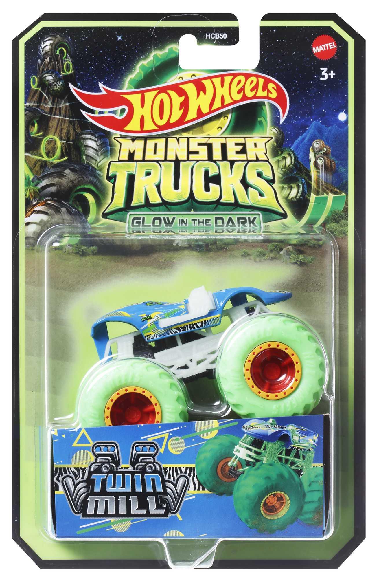 Mattel Hot Wheels džipas šviečiantis tamsoje