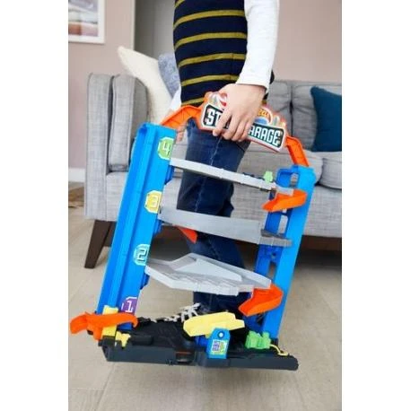 Mattel Hot Wheels garažas su triukais
