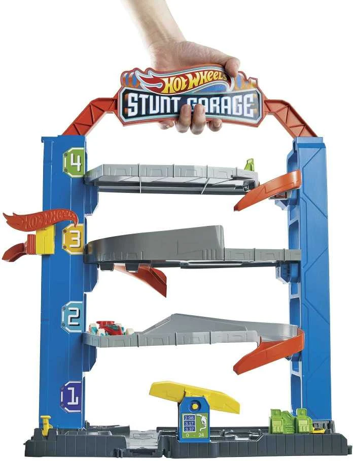 Mattel Hot Wheels garažas su triukais