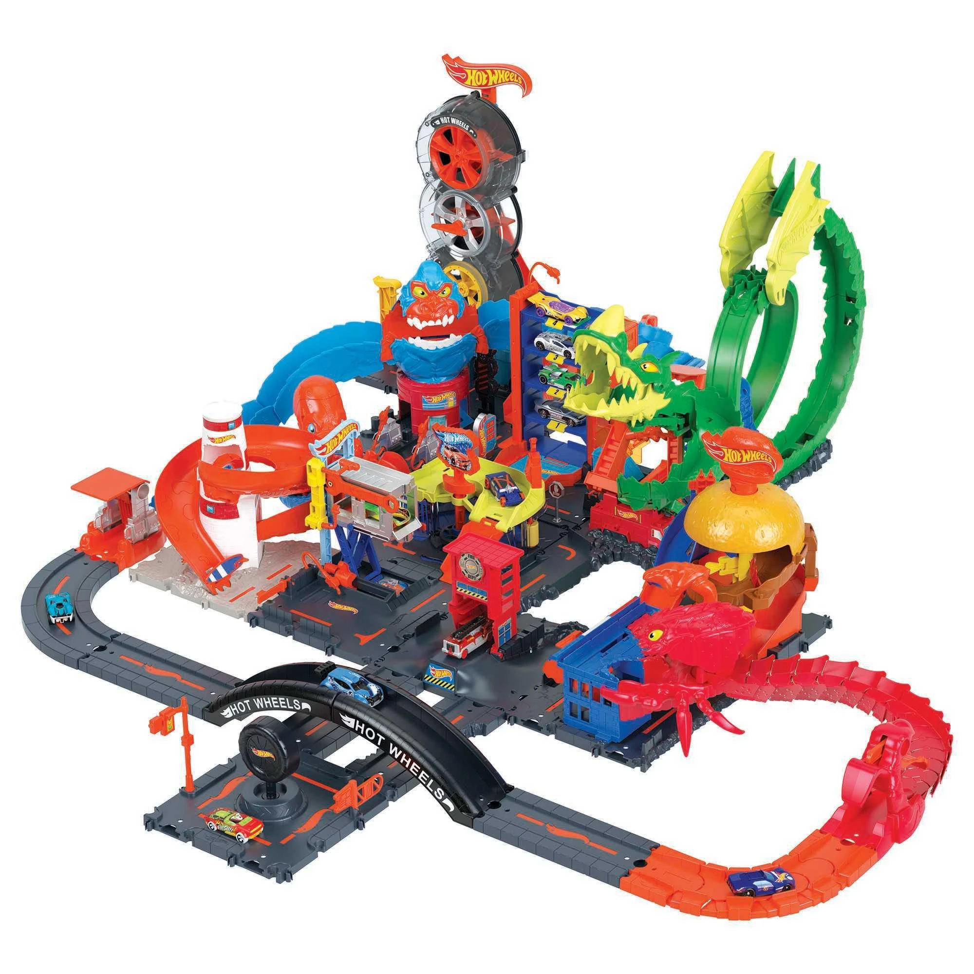 Mattel Hot Wheels miestas trasa - detalės