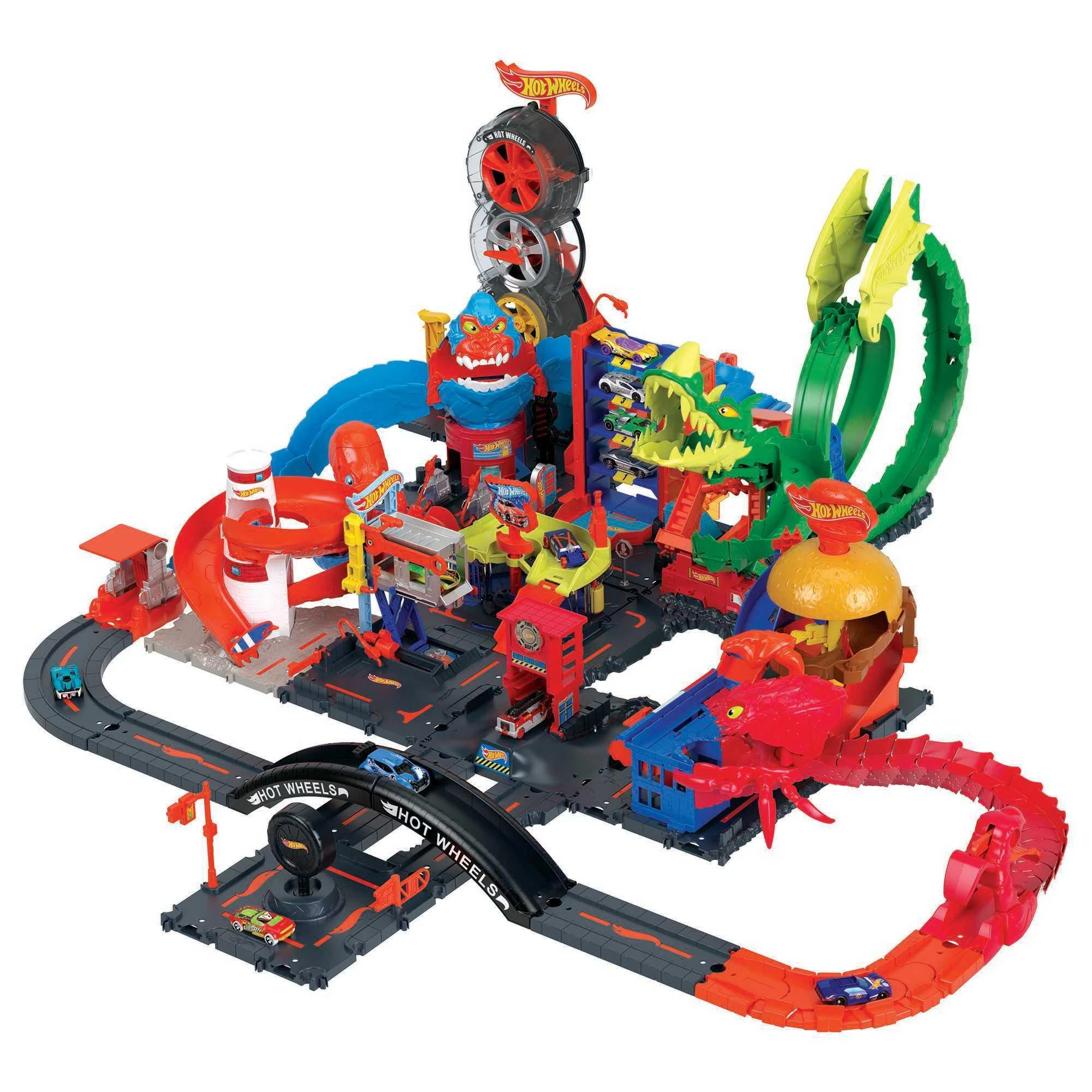 Mattel HOT WHEELS CITY trasų priedai (HDR29)