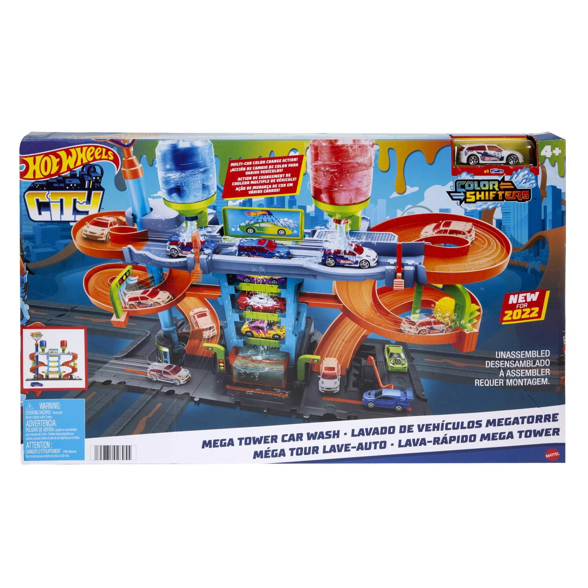 Mattel Hot Wheels rinkinys „Bokštinė automobilių plovykla“
