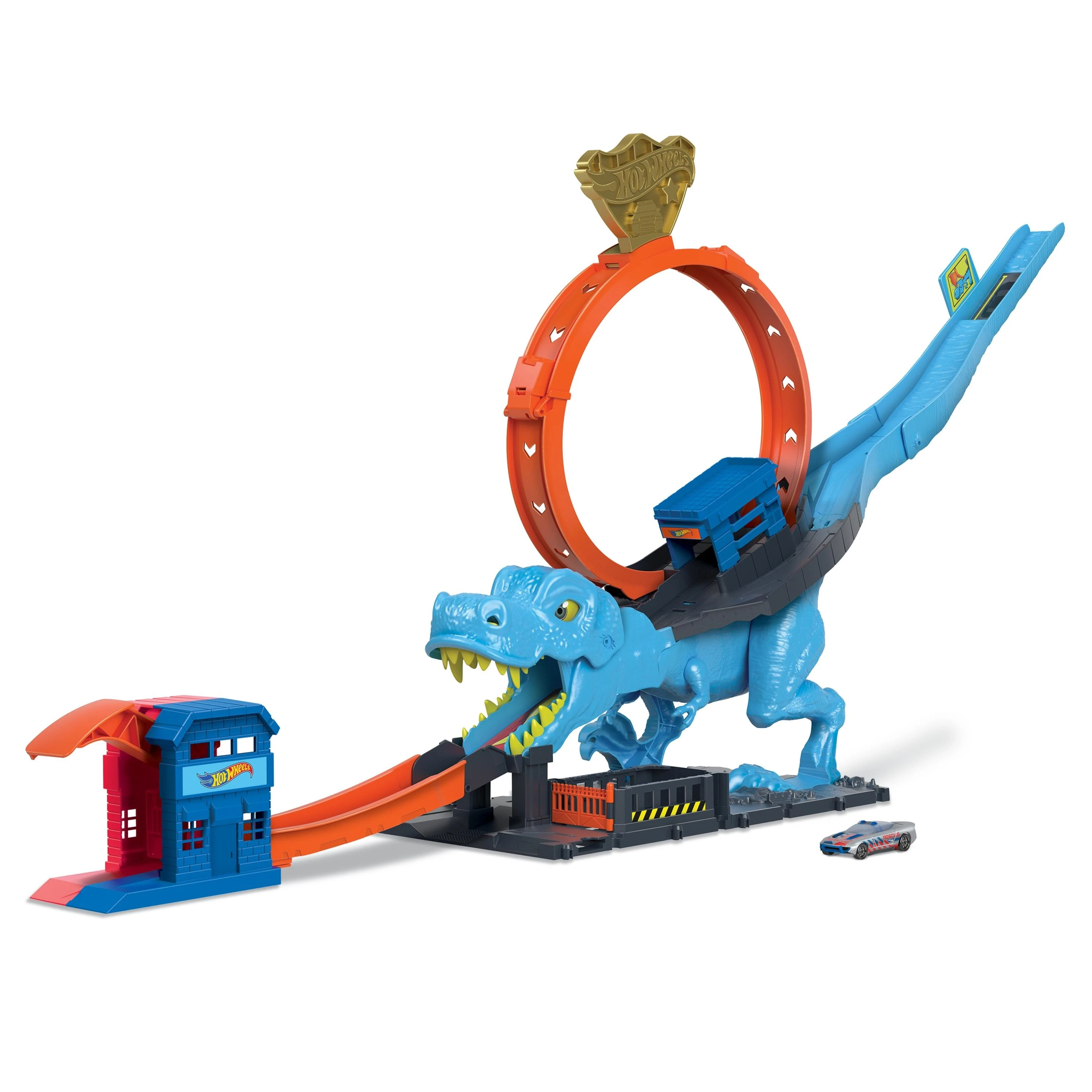 Mattel Hot Wheels rinkinys „Dinozauras su kilpa“