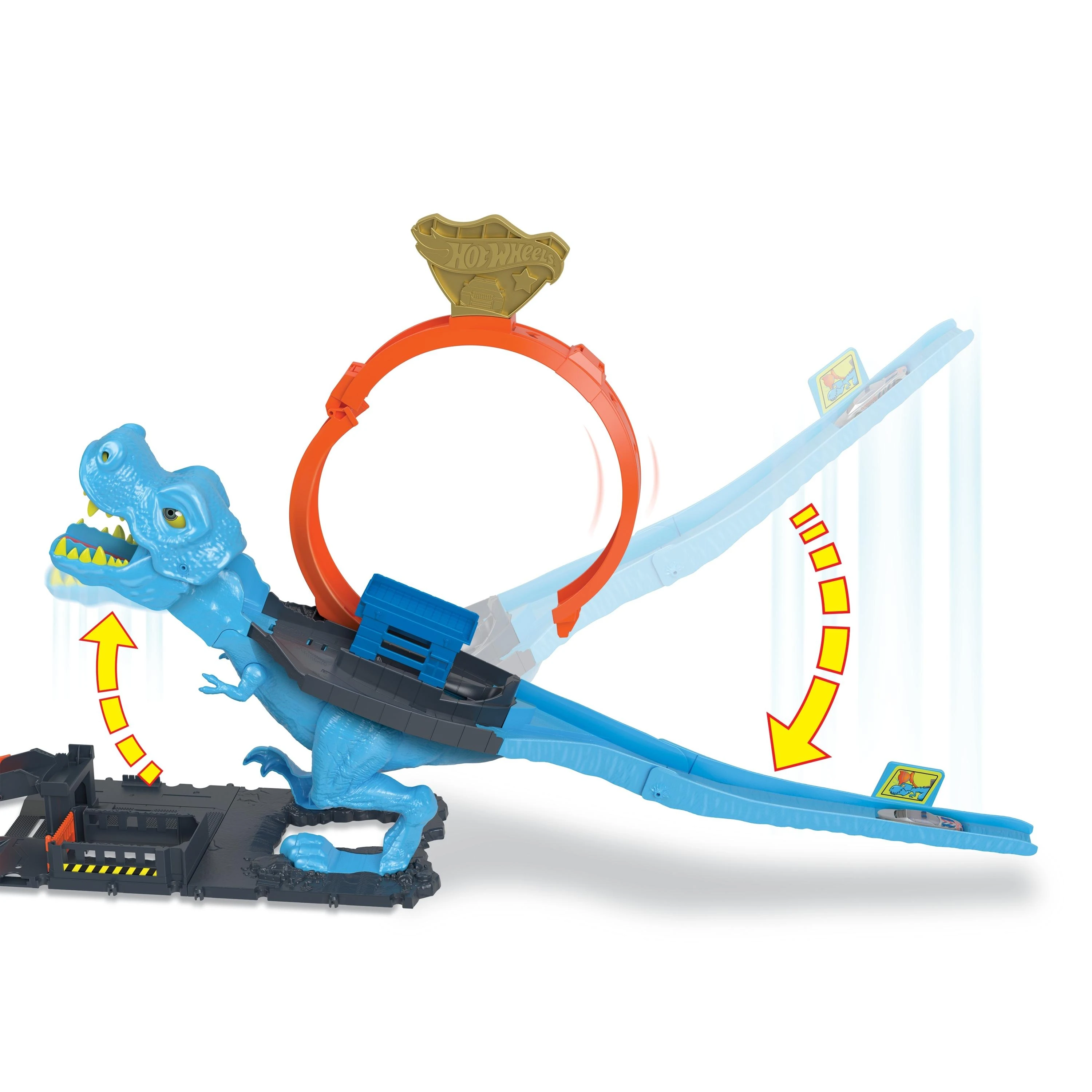 Mattel Hot Wheels rinkinys „Dinozauras su kilpa“