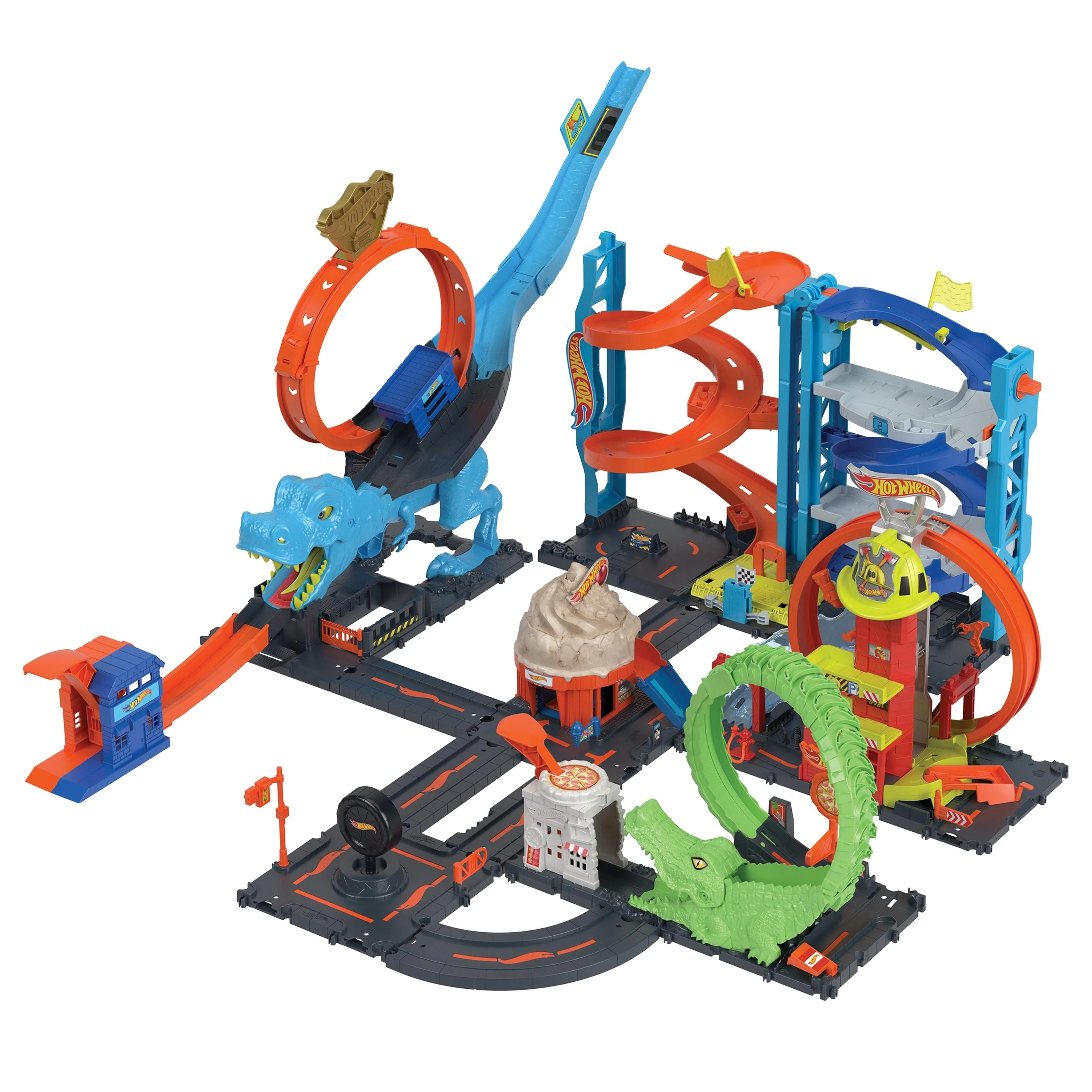 Hot Wheels City Super Loop gaisrinės žaidimų rinkinys