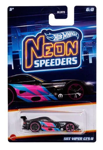 Mattel HOT WHEELS neoniniai lenktyniniai automodeliukai (HLH72)