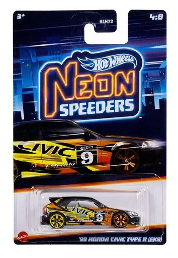 Mattel HOT WHEELS neoniniai lenktyniniai automodeliukai (HLH72)