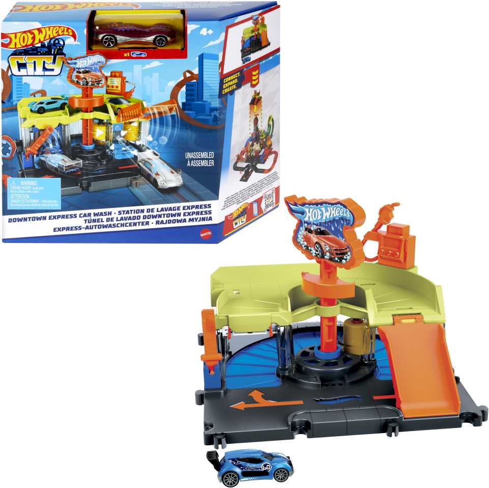 Hot Wheels mietas žaidimo rinkinys „Plovykla" 2022