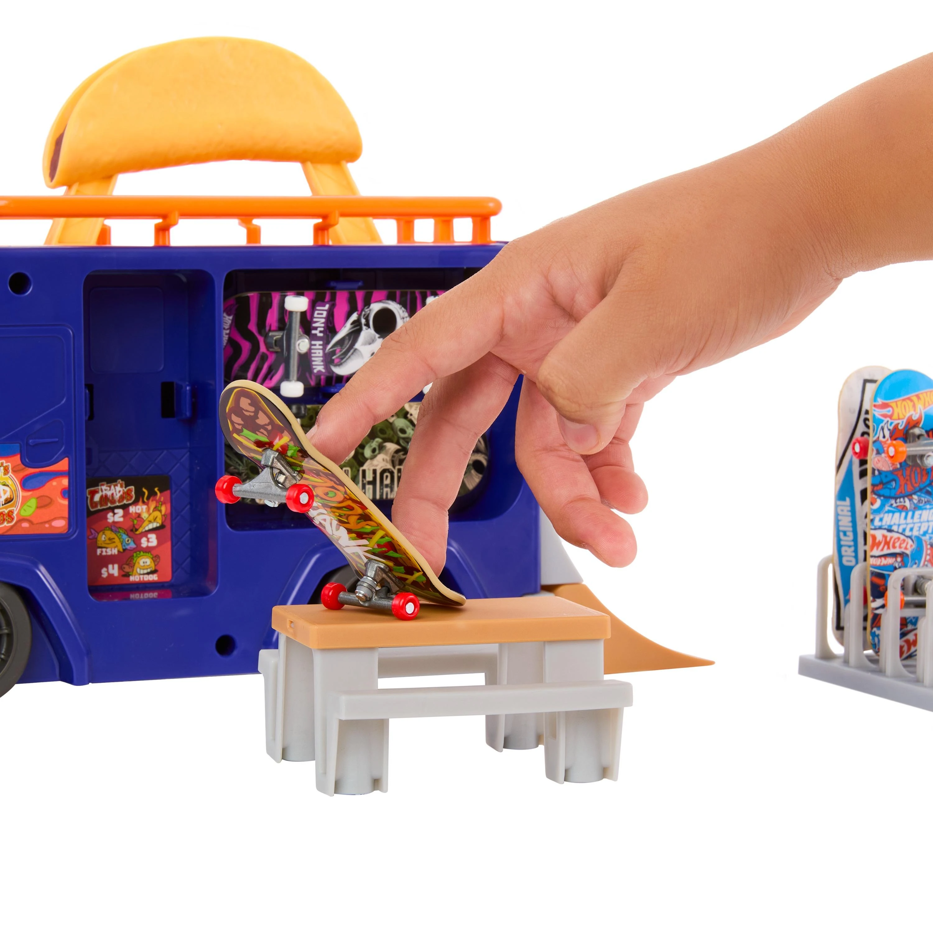 Mattel HW rinkinys „Taco riedlenčių parkas“