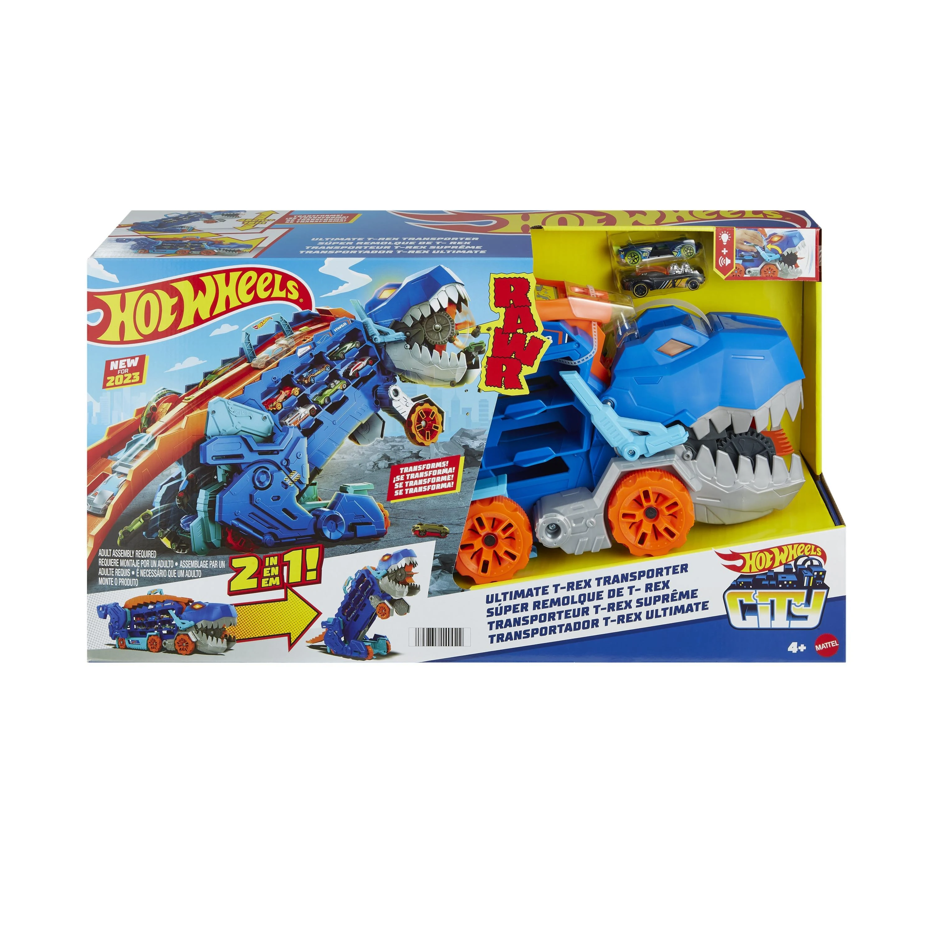 Hot Wheels HW rinkinys „Transformeris T-Rex“