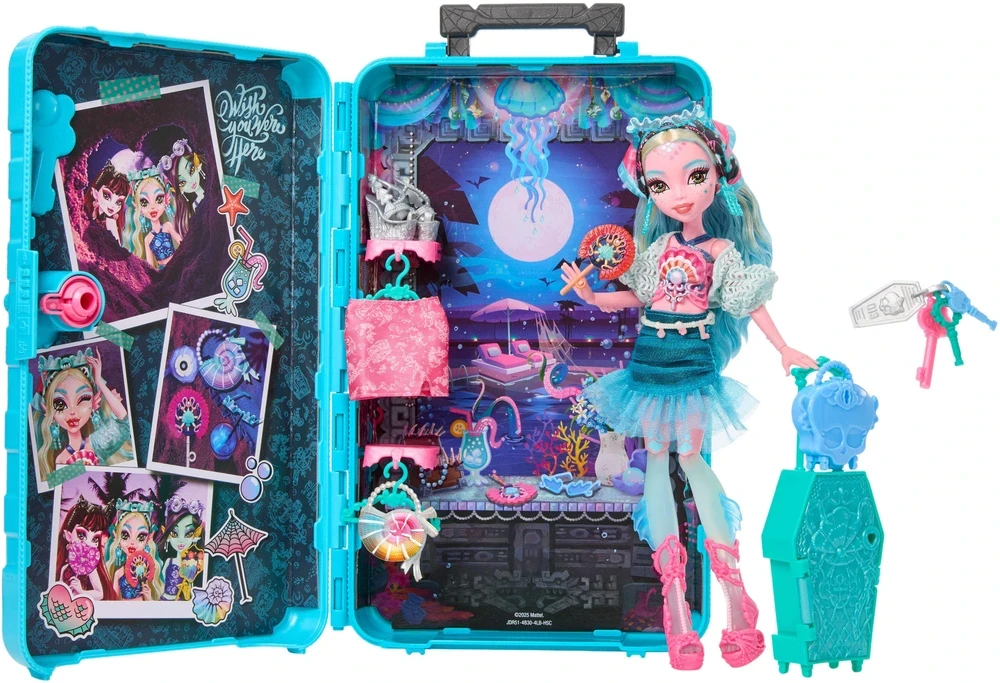 Lėlė su drabužiais ir aksesuarais „Monster High Skulltimate Secrets Lagūna“, JDR51