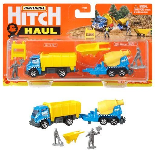 Mattel Matchbox automodeliukas su priekaba