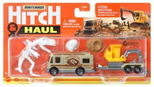 Mattel Matchbox automodeliukas su priekaba