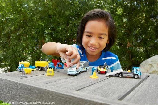 Mattel Matchbox automodeliukas su priekaba