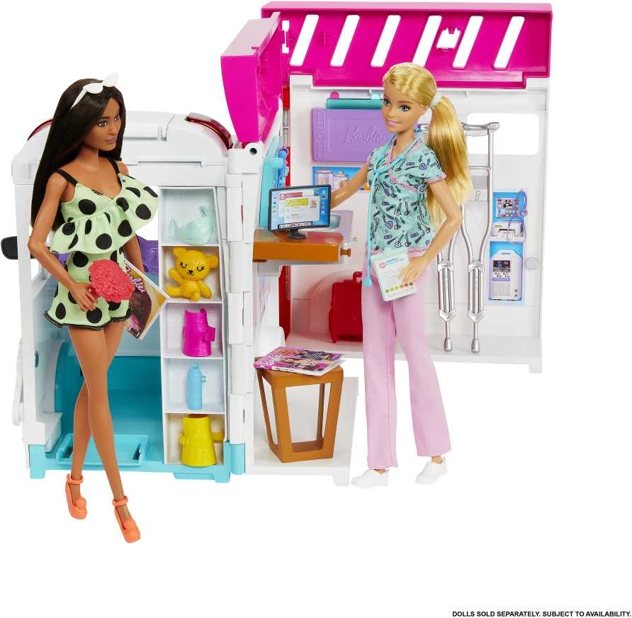 Mattel „Barbie Care Clinic“ greitosios pagalbos rinkinys