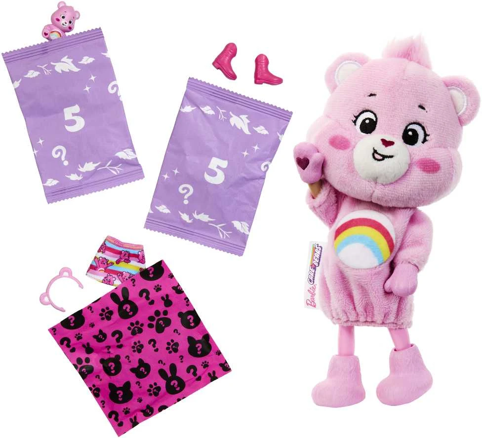 Mattel CHELSEA CUTIE REVEAL CARE BEARS siurprizų rinkinys (JCN97)