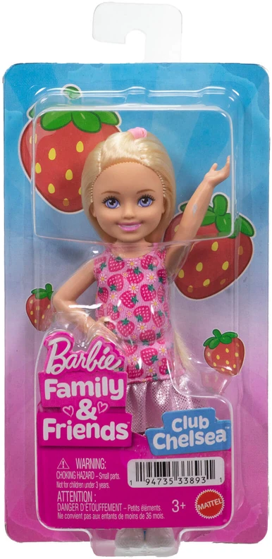 Mattel BARBIE CHELSEA lėlytė šviesiais plaukais (JJB33)