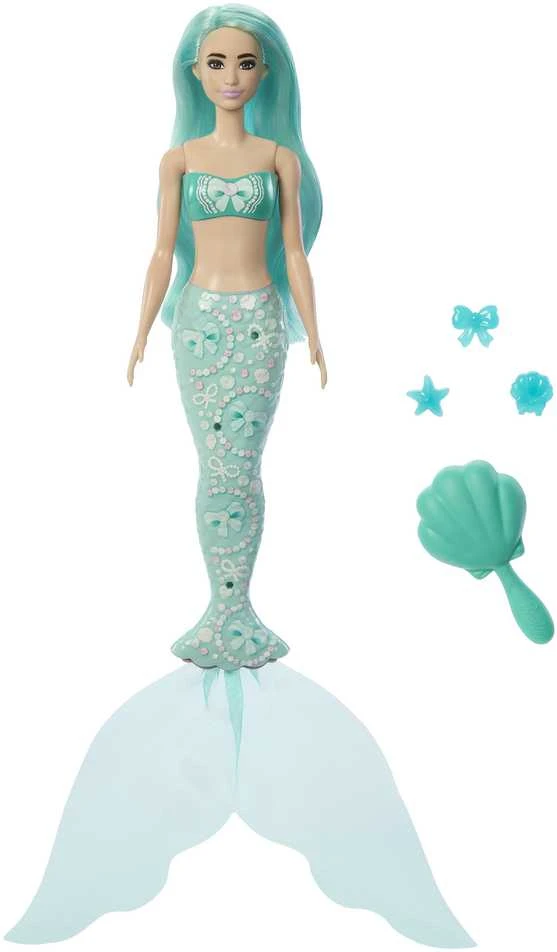 Mattel BARBIE COLOR REVEAL undinės siurprizų rinkinys, brangakmenių serija (JMW61)