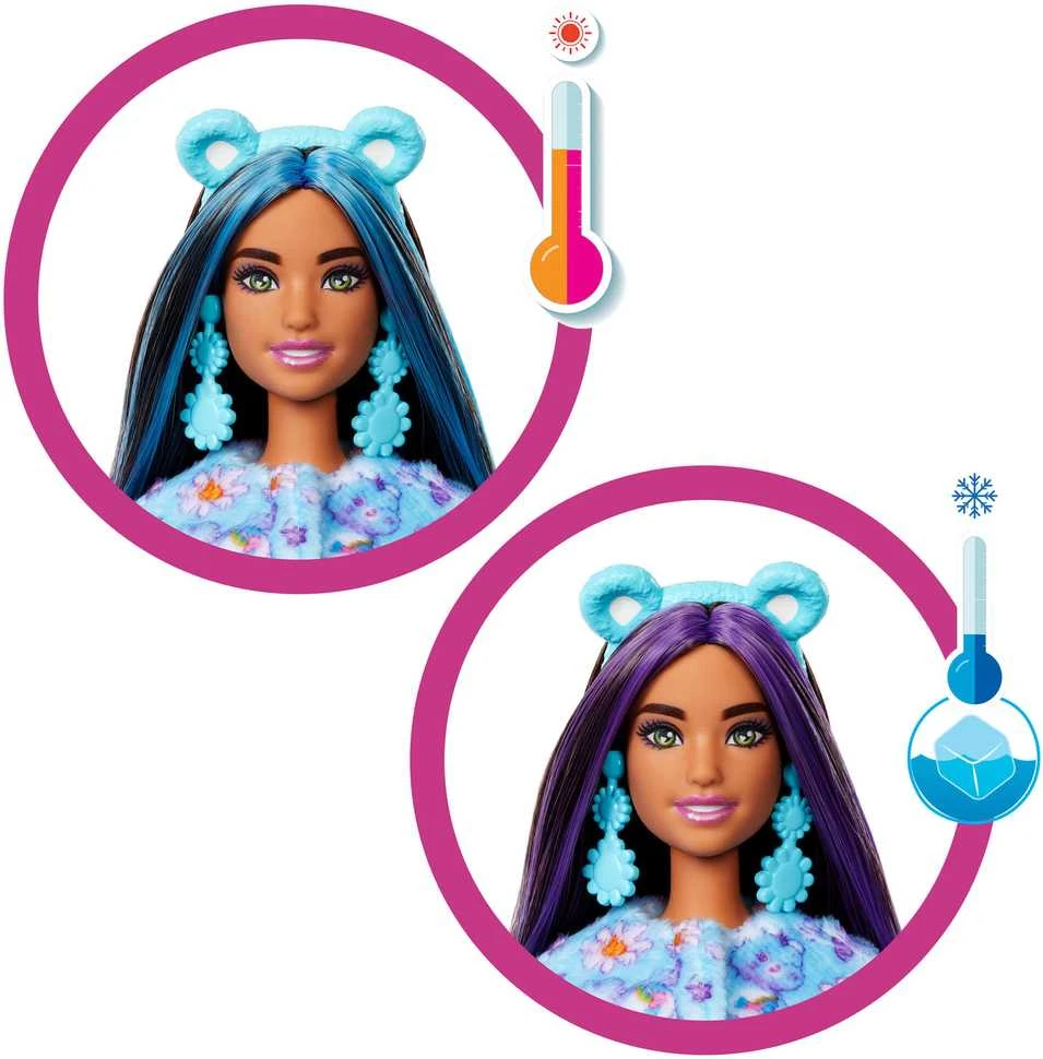 Mattel BARBIE CUTIE REVEAL CARE BEARS rinkinys – Dream Bright Bear (JFV61)