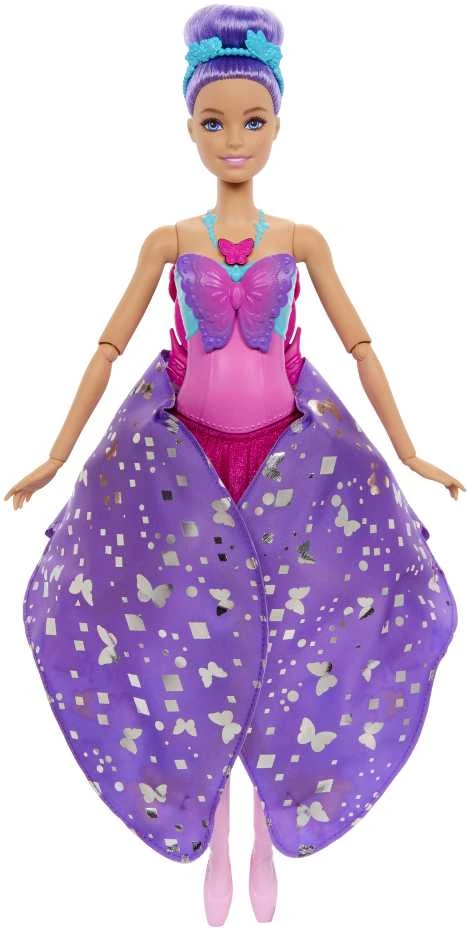 Žaislinė lelė Mattel Barbie Dreamtopia drugelis, HXJ10