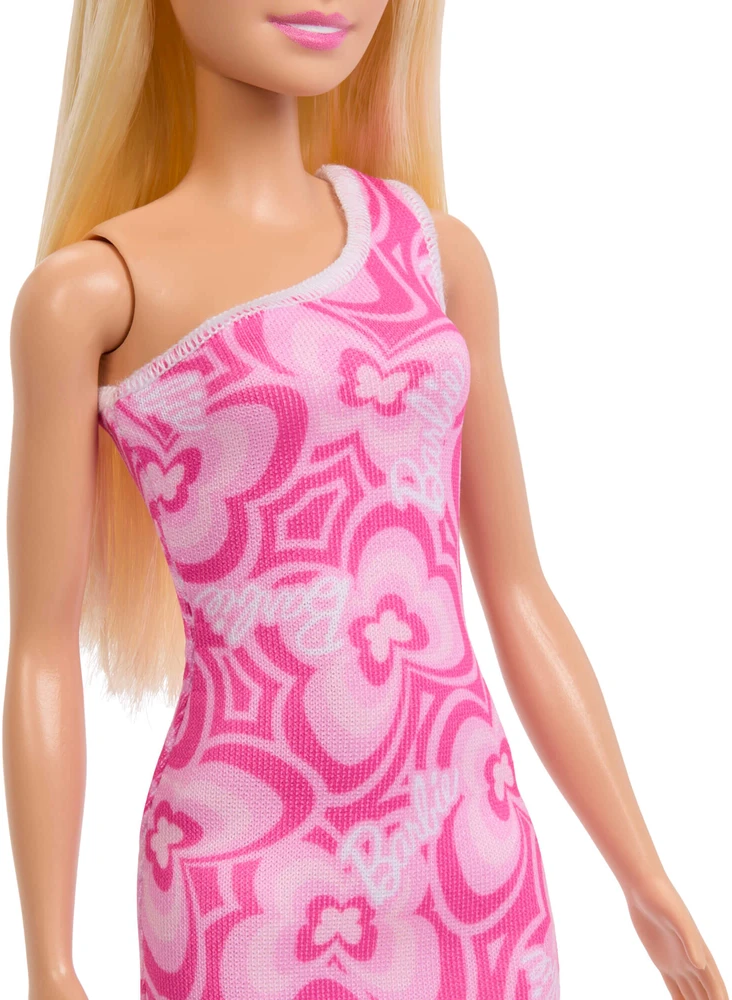 Mattel BARBIE elegantiškoji lėlė rožine suknele (JLG03)