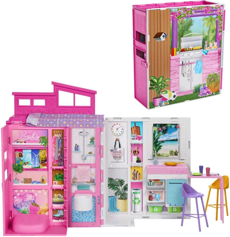 Sulankstomi lėlės namai Mattel Barbie Fashionistas (HRJ76)