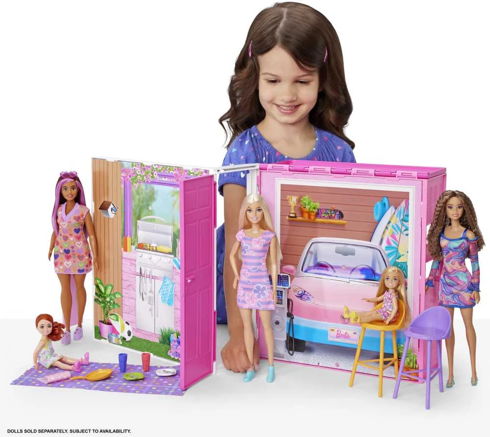 Sulankstomi lėlės namai Mattel Barbie Fashionistas (HRJ76)