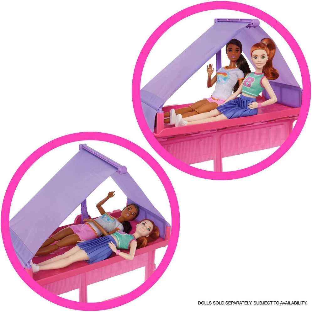 Lėlių kemperis Mattel Barbie Dreamcamper, su priedais