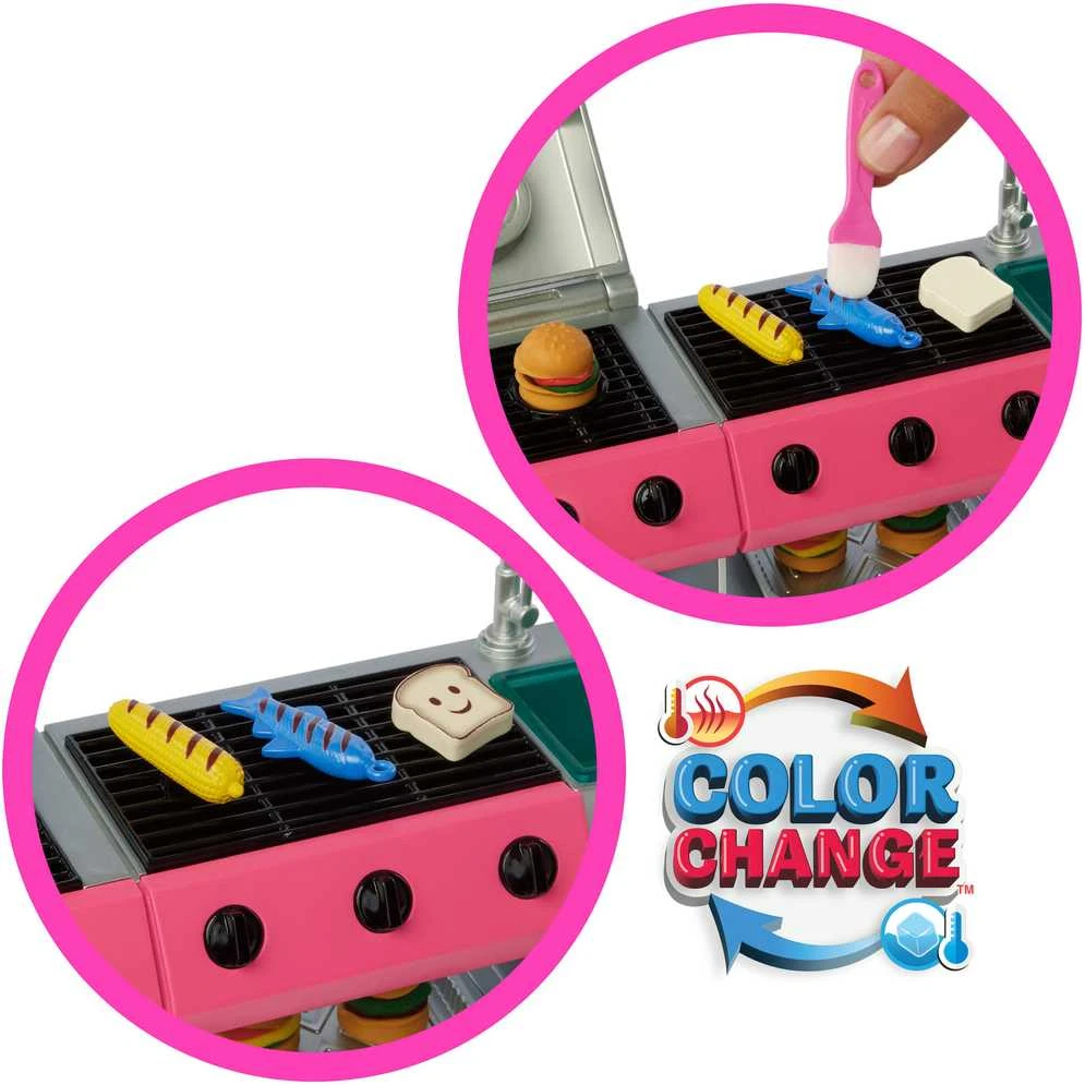 Lėlių kemperis Mattel Barbie Dreamcamper, su priedais