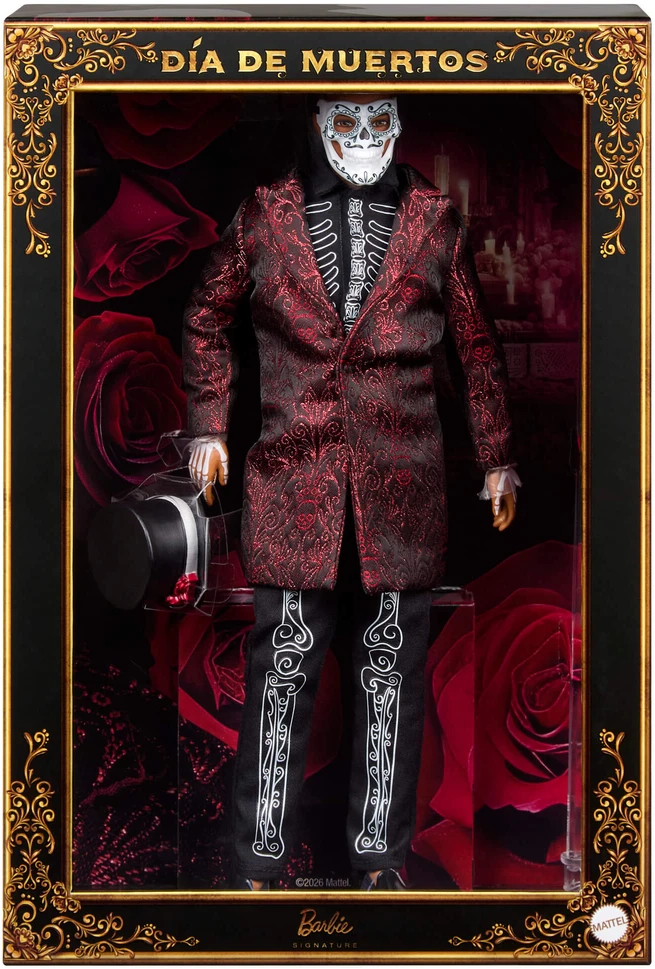 Mattel BARBIE KEN DIA DE MUERTOS kolekcinis Kenas (JJX97)