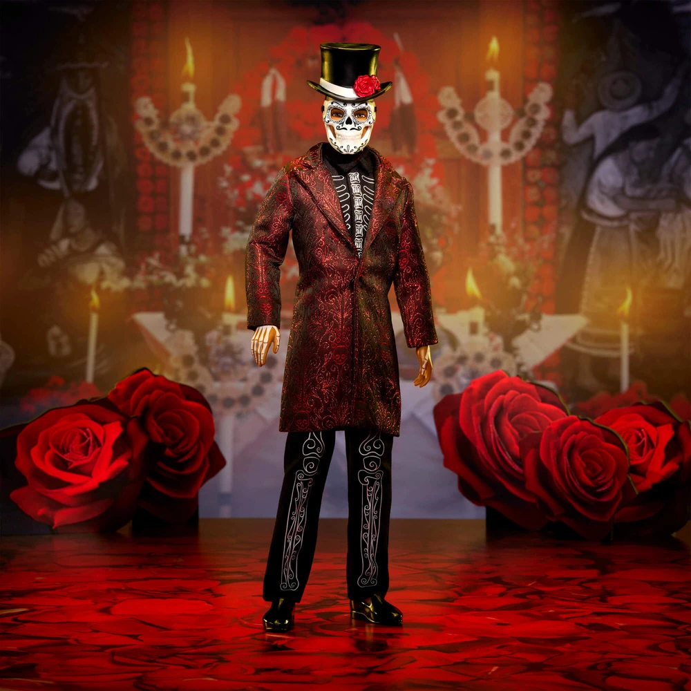 Mattel BARBIE KEN DIA DE MUERTOS kolekcinis Kenas (JJX97)