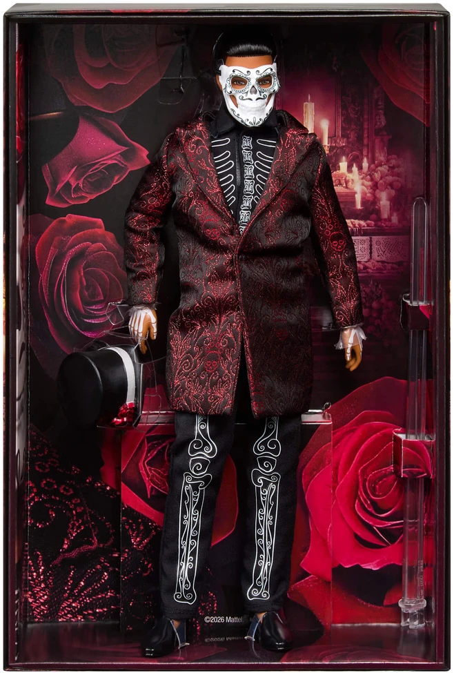 Mattel BARBIE KEN DIA DE MUERTOS kolekcinis Kenas (JJX97)
