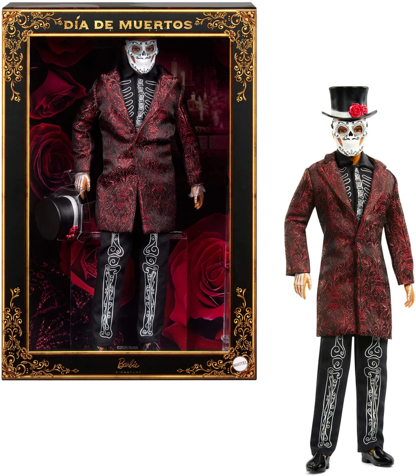 Mattel BARBIE KEN DIA DE MUERTOS kolekcinis Kenas (JJX97)