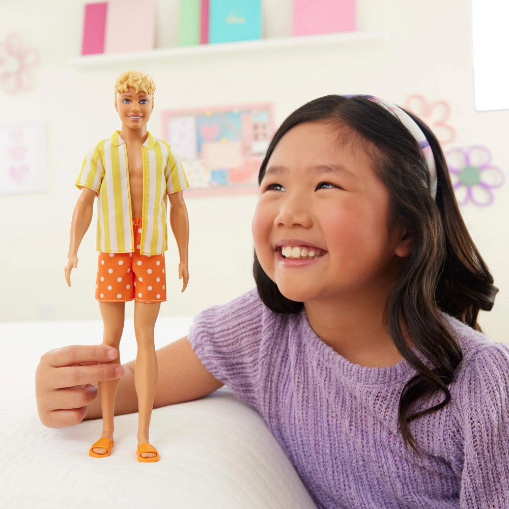Mattel BARBIE KEN madistas dryžuotais marškiniais - Ken's 65th (JJN66)