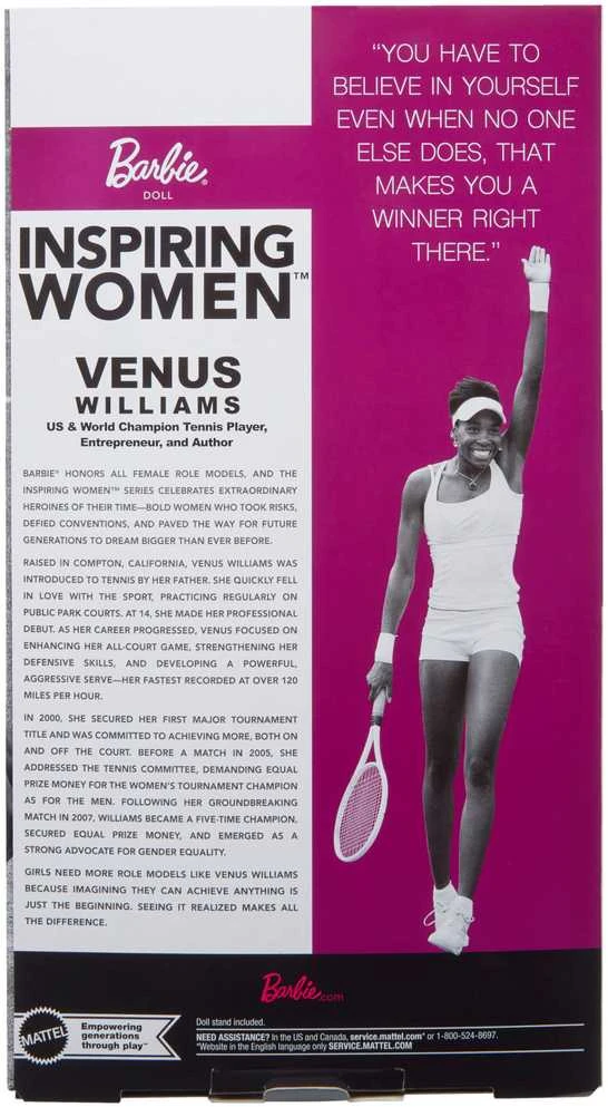 Mattel BARBIE kolekcinė lėlė – Venus Williams