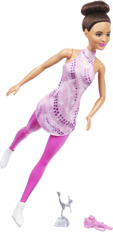 Mattel BARBIE lėlė čiuožėja (HRG37)