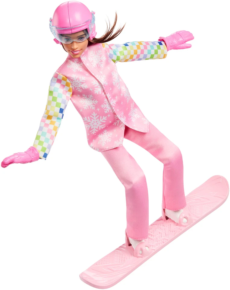 Mattel Barbie Barbė - Prabangi snieglentininkė karjeros varžybose (JKF78)