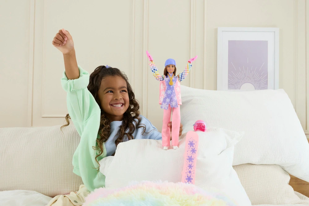 Mattel Barbie Barbė - Prabangi snieglentininkė karjeros varžybose (JKF78)
