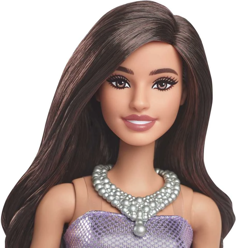 Mattel BARBIE madistė pūsta violetine suknele (HYT92)