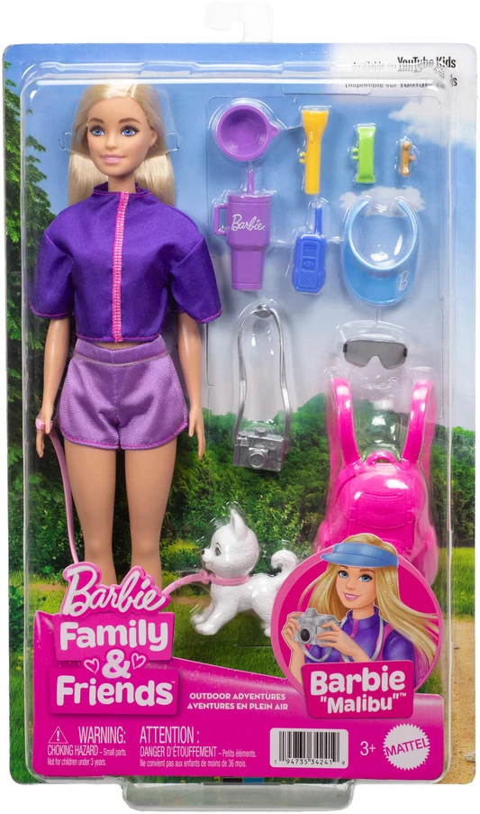 Mattel Lėlė Barbie Adventure Malibu