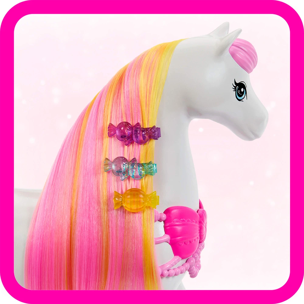 Mattel BARBIE NUTCRACKER LAND OF SWEETS žirgas - Spragtuko kolekcija (JLW55)