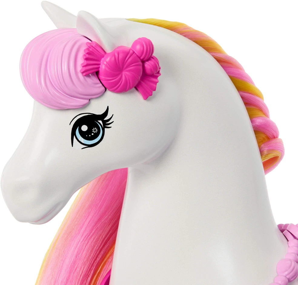 Mattel BARBIE NUTCRACKER LAND OF SWEETS žirgo ir rogių rinkinys - Spragtuko kolekcija (JNH63)