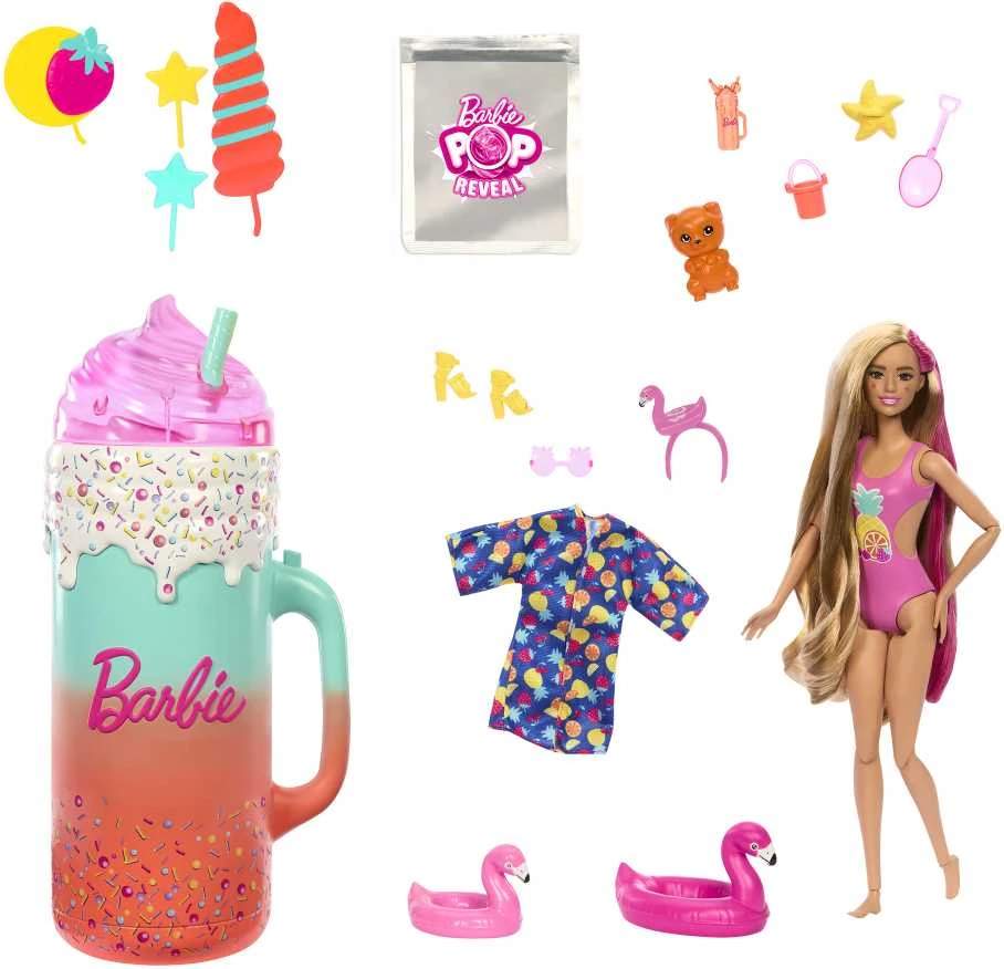 Mattel „Barbie POP Reveal“ siurprizų rinkinys, tropinių vaisių kokteilio serija