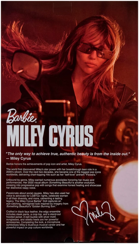 Mattel BARBIE PROJECT SEVEN kolekcinė lėlė – Miley Cyrus