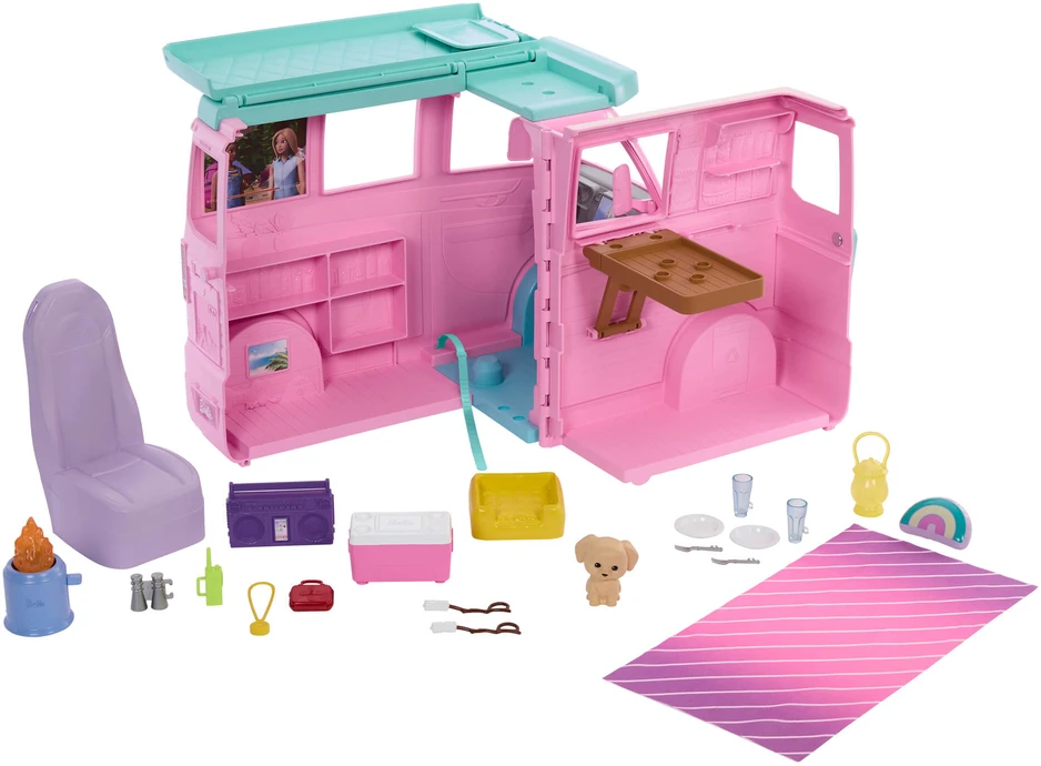 Mattel BARBIE ROAD TRIP kemperis (JMK45)