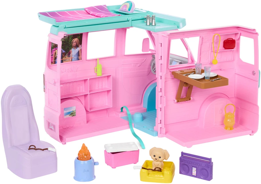Mattel BARBIE ROAD TRIP kemperis (JMK45)