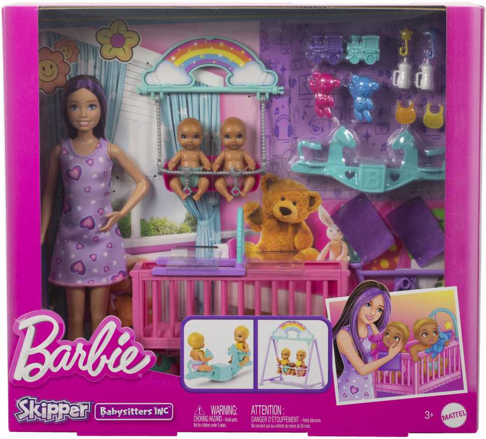 Mattel BARBIE SKIPPER auklės rinkinys (HXM99)