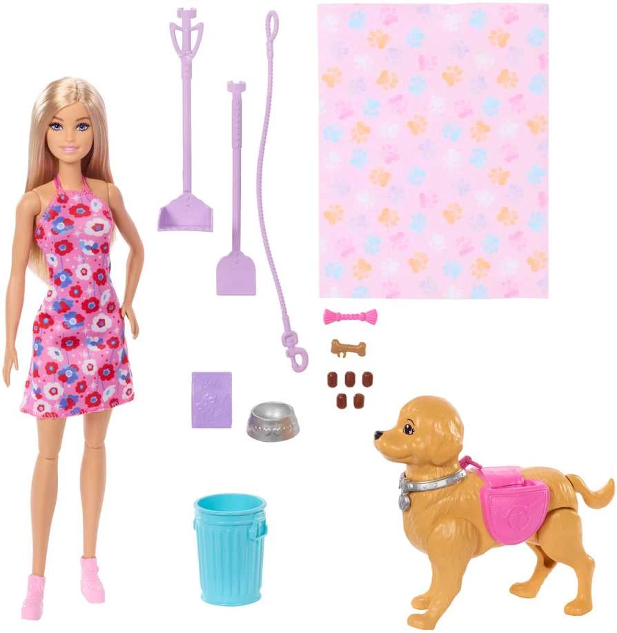 Mattel BARBIE WALK AND POTTY lėlės rinkinys (JJB46)
