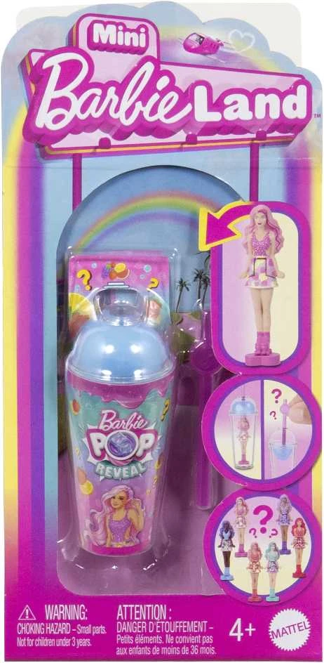 Mattel BARBIELAND POP REVEAL mini siurprizas (HYM26)